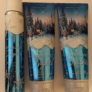 Bath and Body Work Sparkling Nights Body Lotion/Shea Body Cream